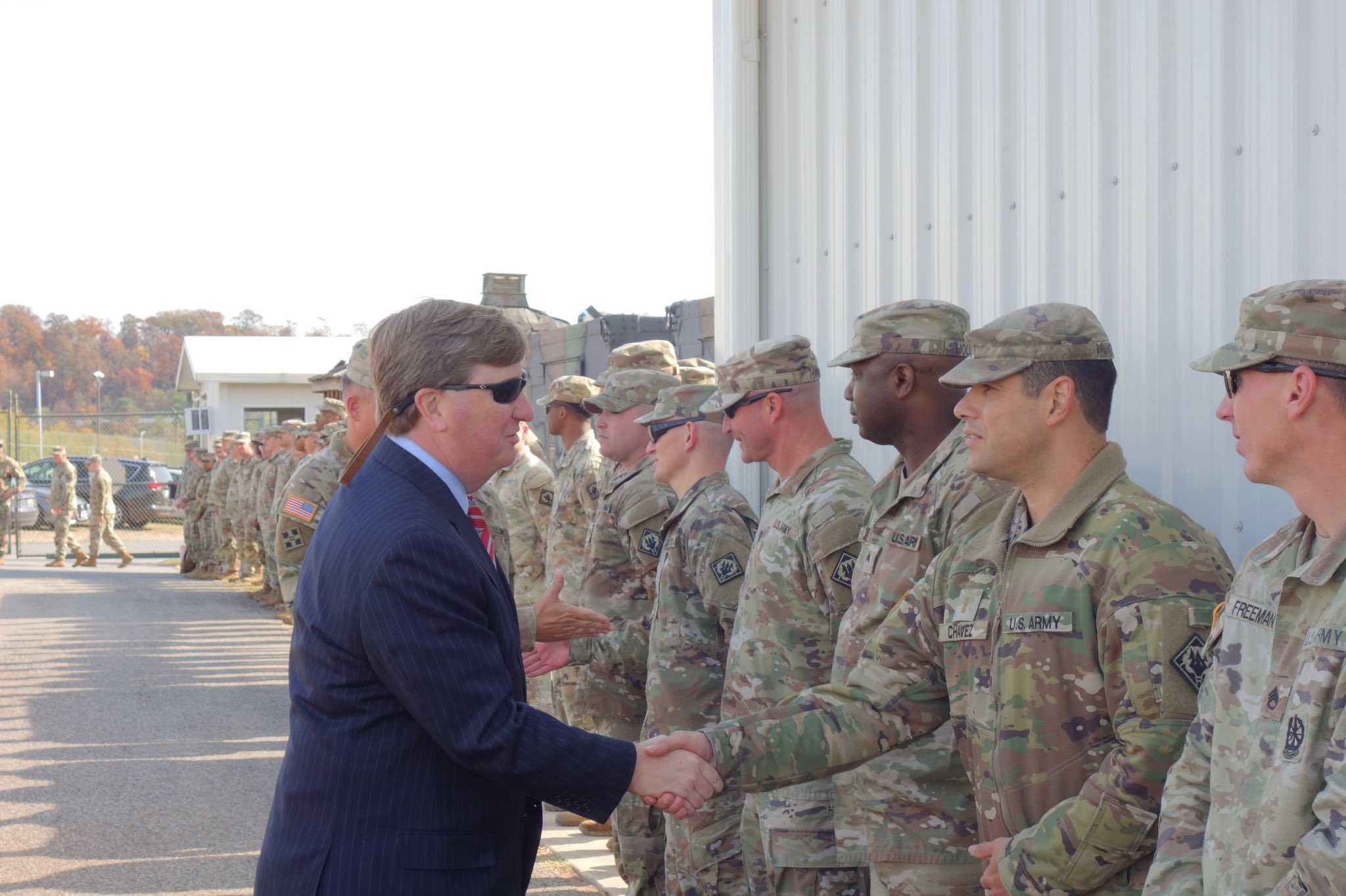 Gov. Reeves visits Mississippi National Guard members serving in ...
