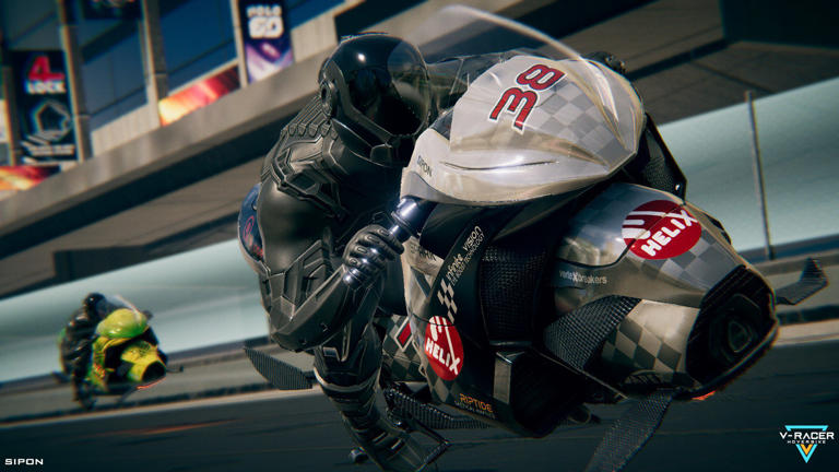 V-Racer Hoverbike PSVR2 review - the future of racing