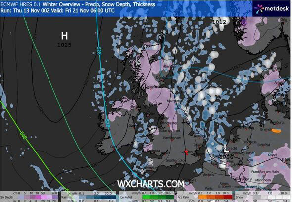 UK weather maps show exact dates Britain hammered by 90 hours of 'non ...