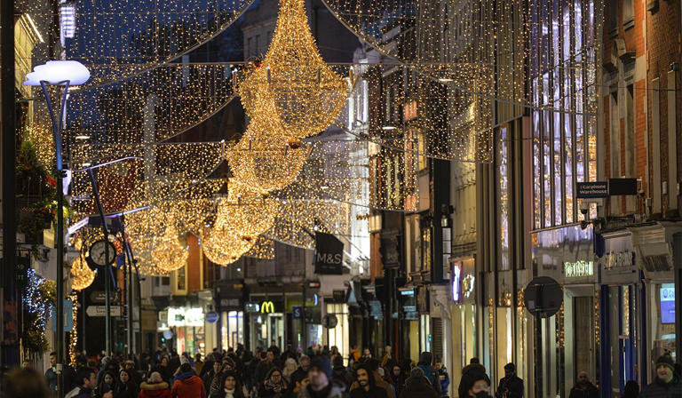 WATCH: Dublin city centre twinkles as Christmas lights are switched on