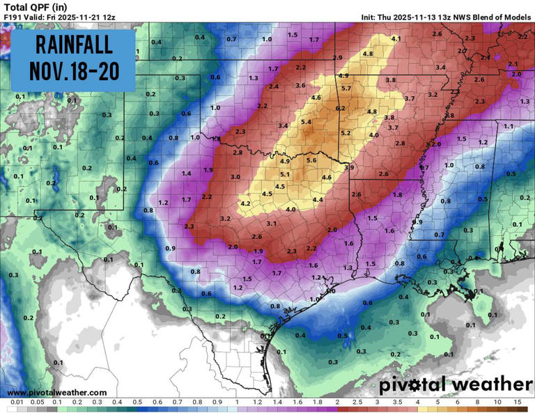 More than half of Texas now in a drought. Is any rain coming?