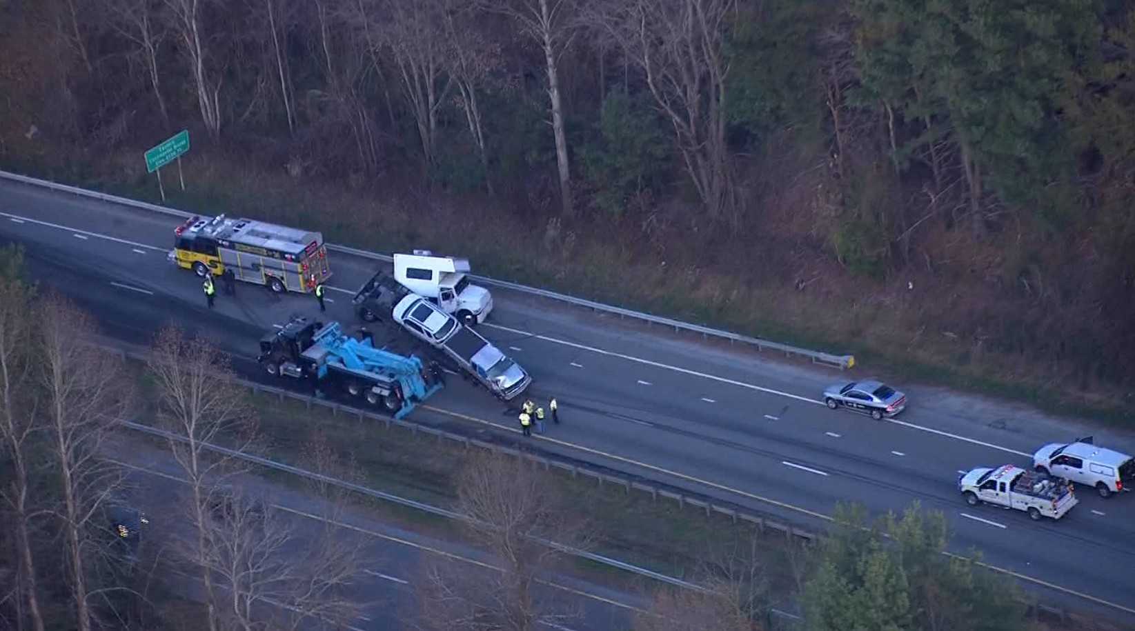 All lanes reopen after crash causes shutdown on I-26 West