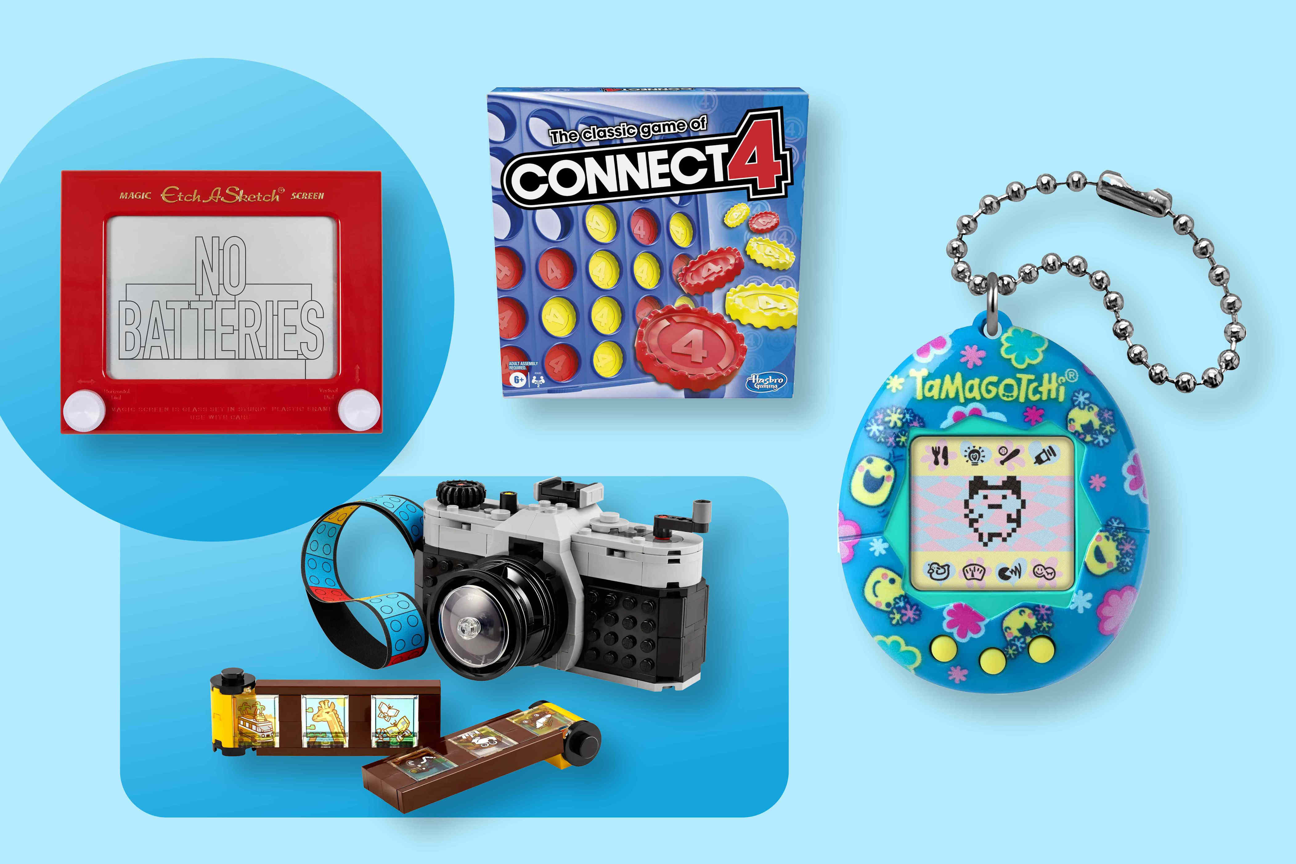 Tamagotchi, Magic 8 Ball, Polly Pocket, and More Throwback Toys