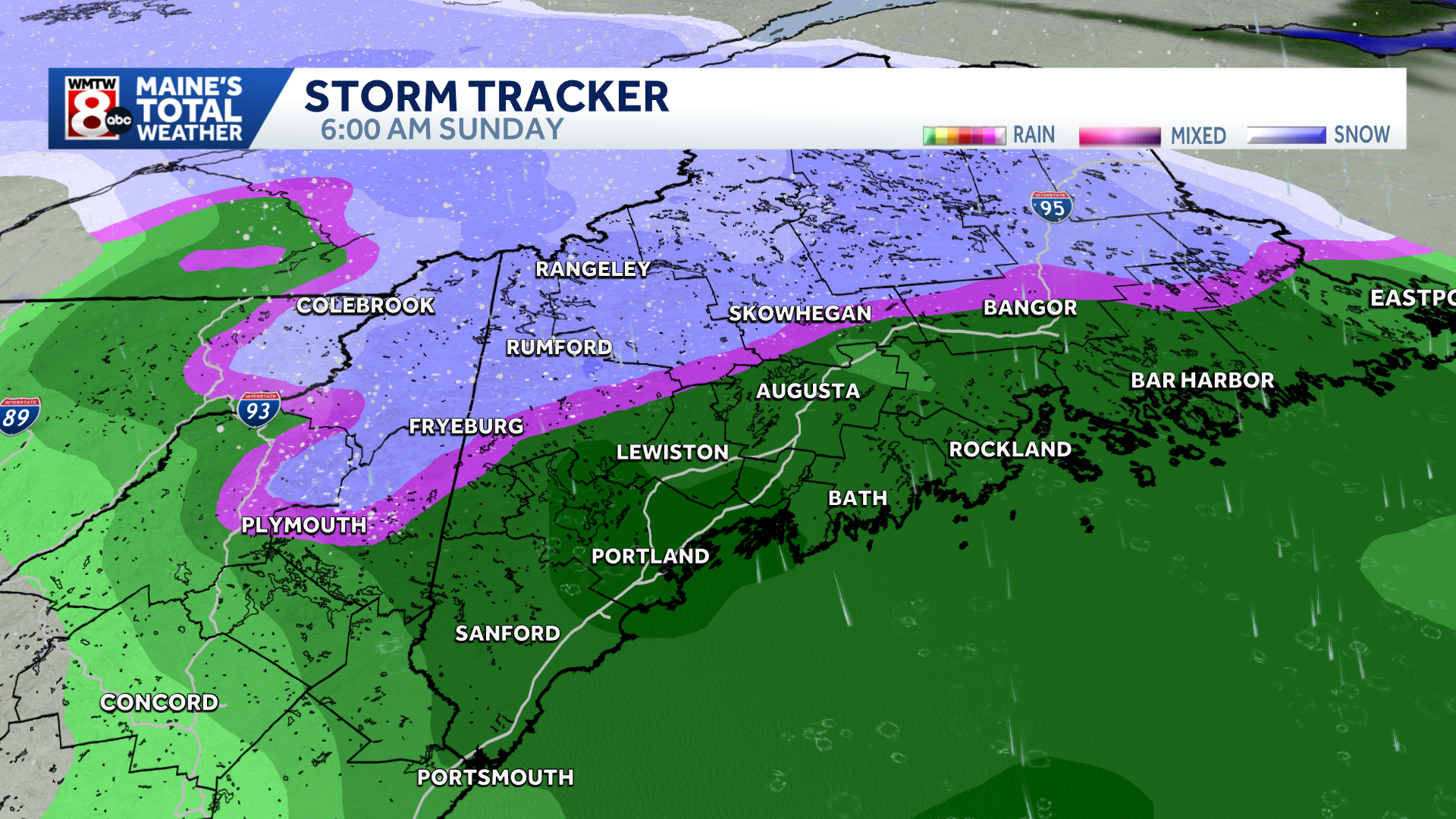 Snow, sleet, and rain to impact Maine this weekend