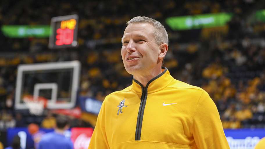 WVU Basketball HC Ross Hodge Ecstatic To Win First Backyard Brawl For Fans