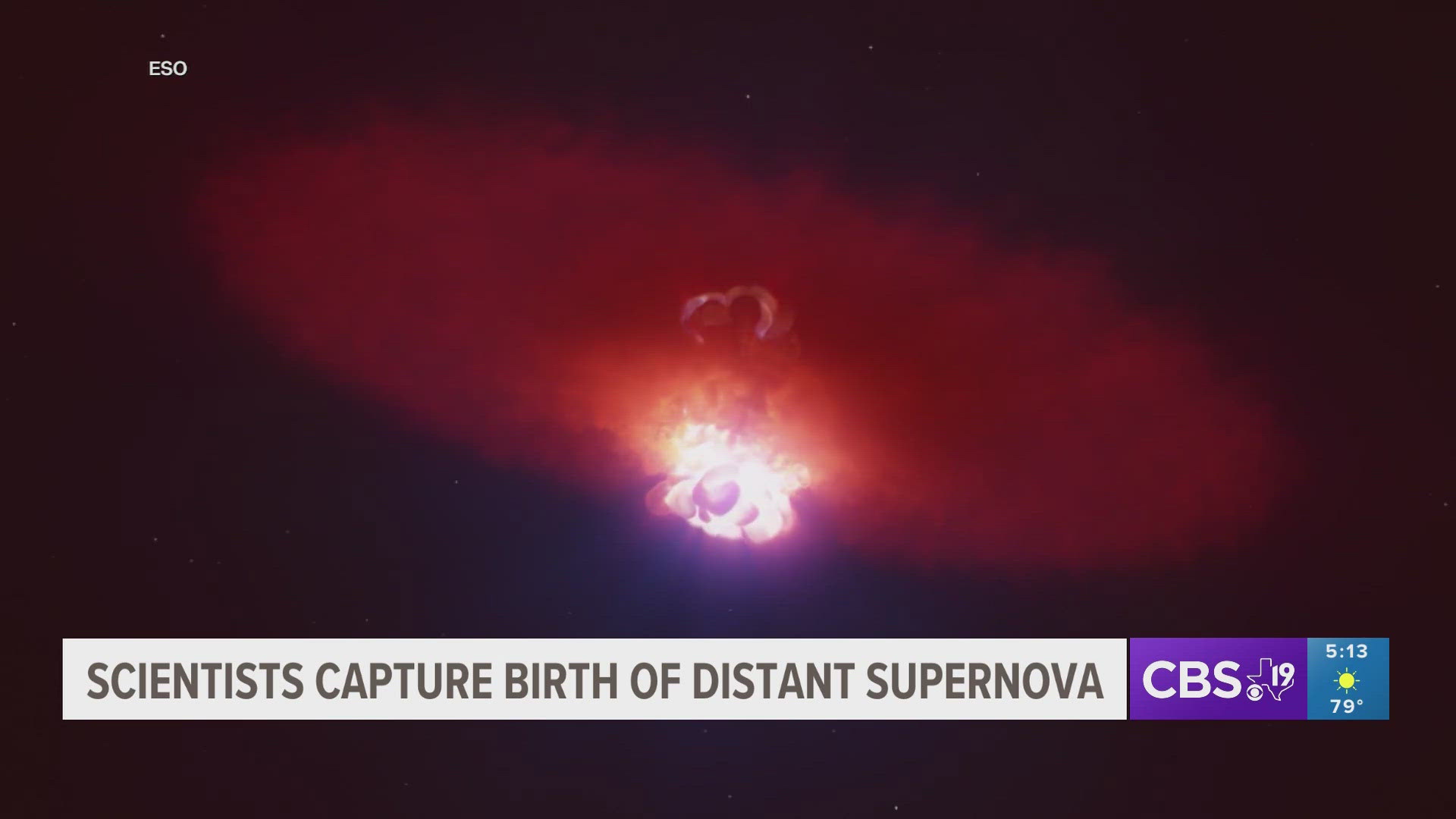 Scientists capture birth of distant supernova
