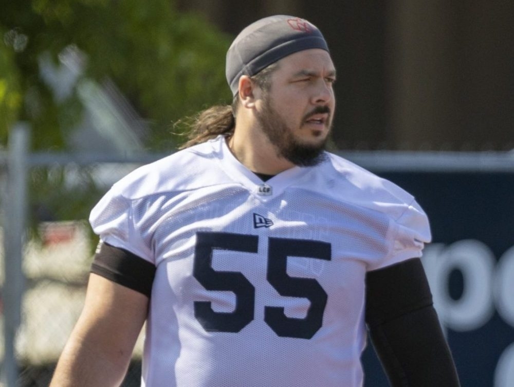Landon Rice, Brandon's 'steel wall,' hammering at Grey Cup three-peat