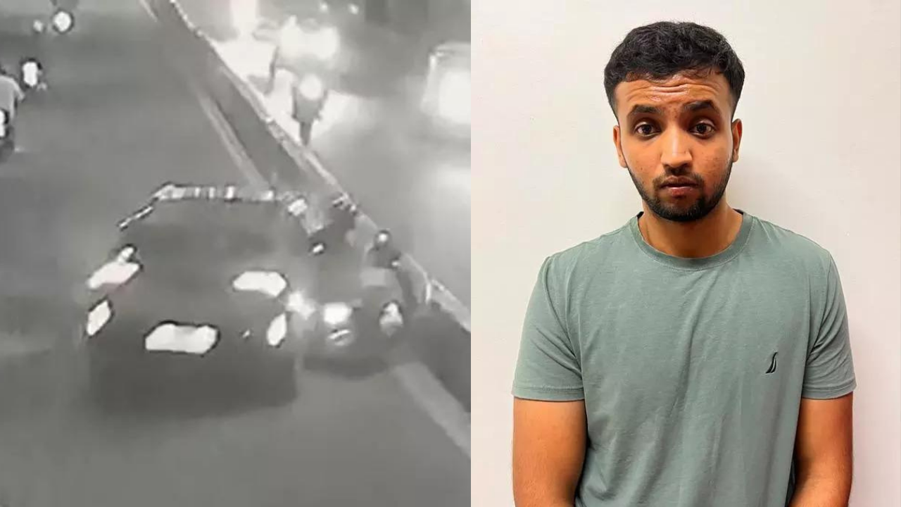 CCTV reveals chilling Bengaluru hit: Techie overtakes, rams car into ...
