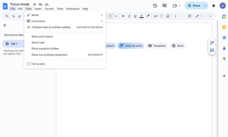 I turned Google Docs into a distraction-free writing space — here's how