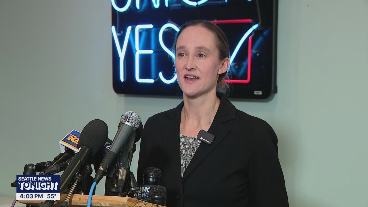Seattle mayor-elect Katie Wilson delivers victory speech