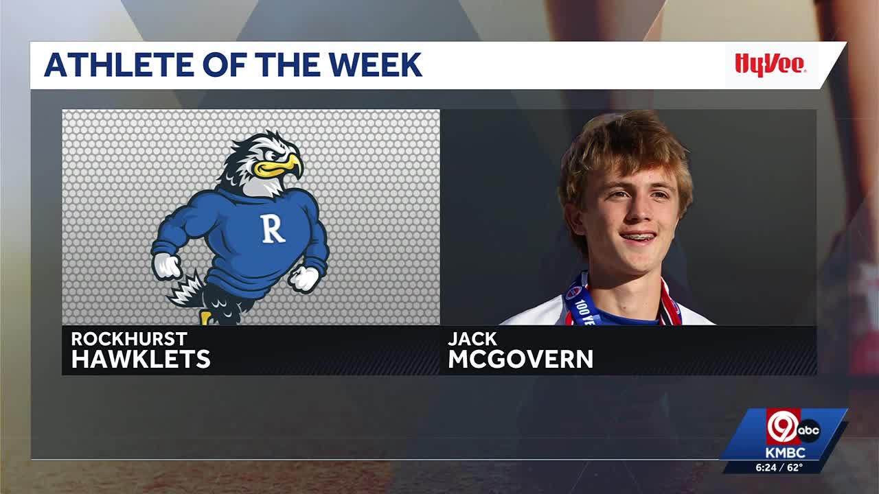 Kmbc Hy Vee Team Of The Week Rockhurst S Jack Mcgovern