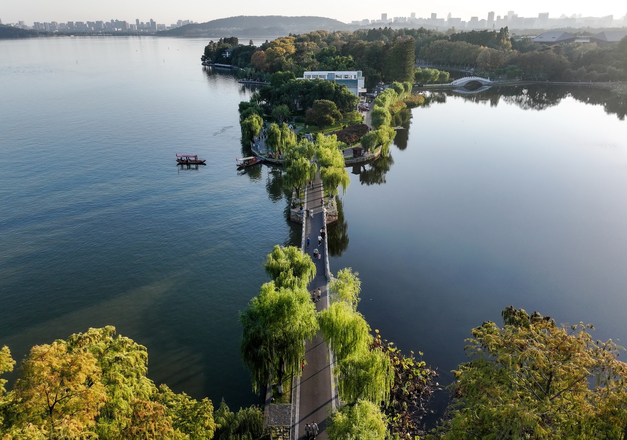 初冬武汉：色彩斑斓景如画
