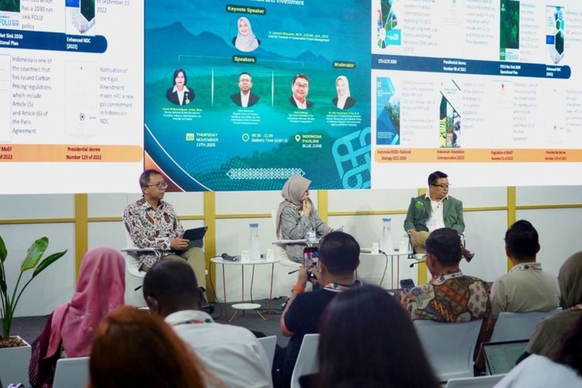 Kemenhut Perkenalkan Hutan Industri sebagai EBT di COP30