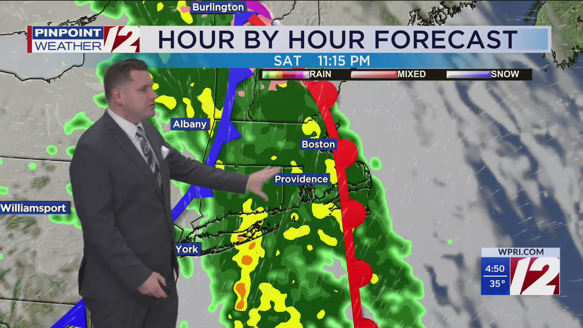 WPRI 12 Weather Forecast 11/14/25: Dry, Chilly Today; Rain Saturday Night