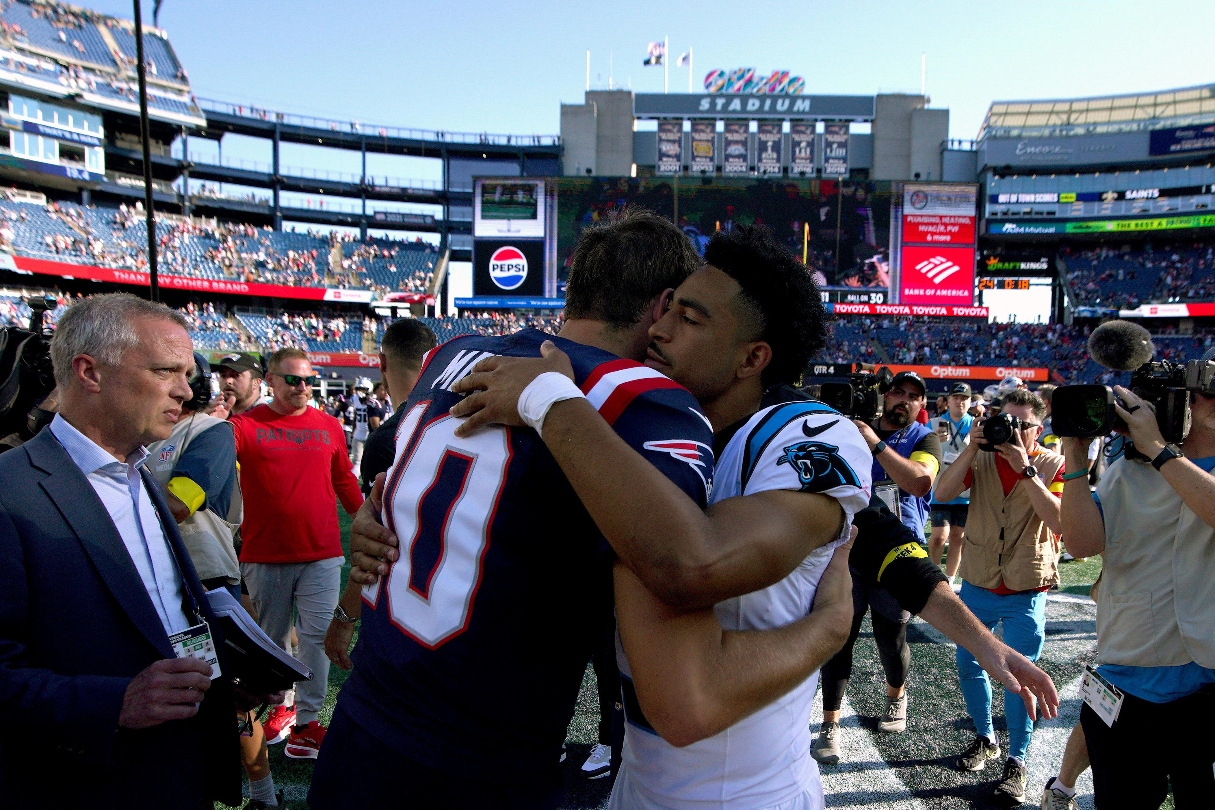 Patriots' meteoric rise should serve as a painful contrast to Panthers ...