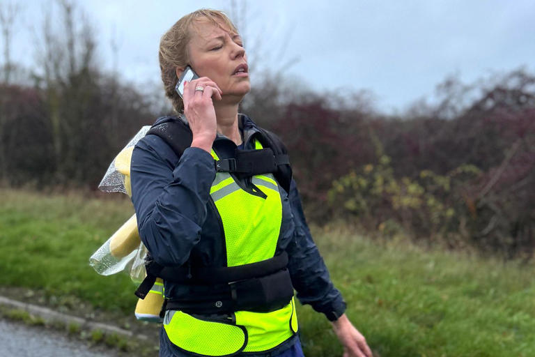 BBC BBC Radio host Sara Cox during her challenge