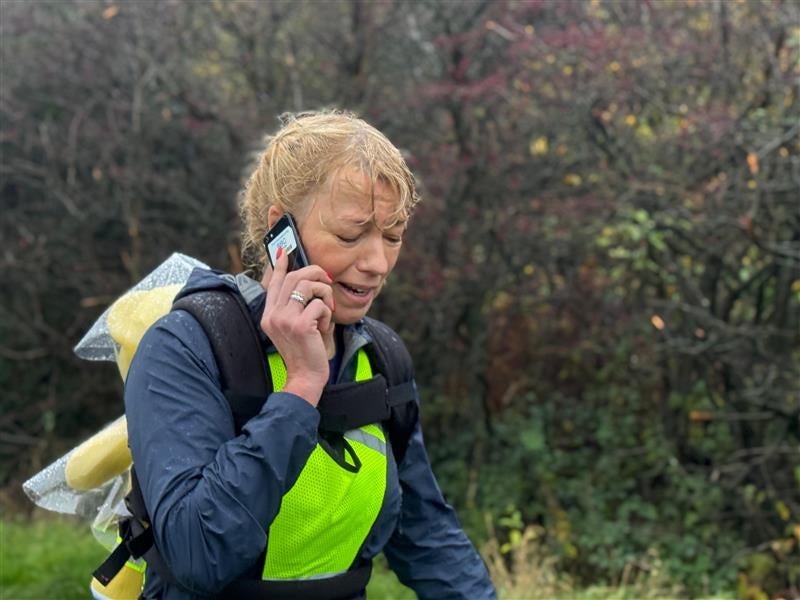 Sara Cox covered 135 miles – the equivalent of five marathons in five days – for her Children In Need challenge (BBC)