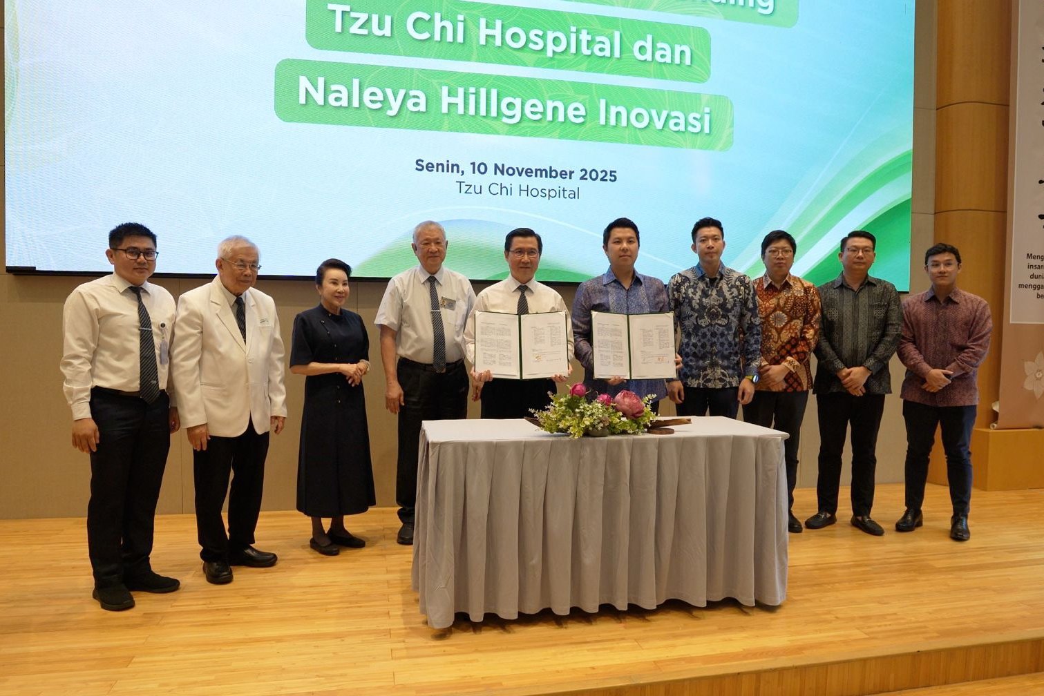 Dukung Terapi Sel dan Gen, Anak Perusahaan NGI Kemitraan dengan Rumah Sakit Tzu Chi