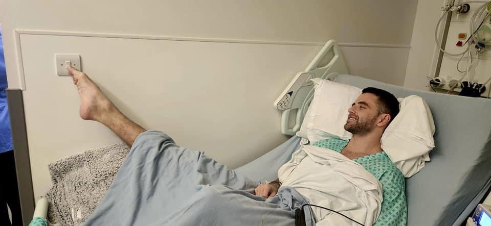 Mr Nurden had to spend months in the hospital