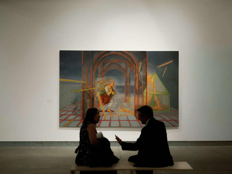 She's a former mayor. He's an arts scion. Of course their wedding was a ...