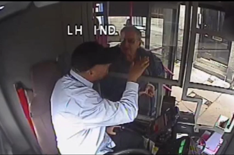 Shocking CCTV shows Aberdeen bus driver grab pensioner and throw him ...