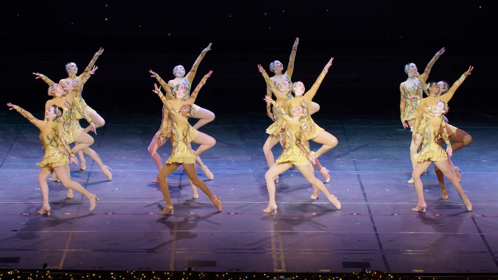 The Radio City Rockettes perform during the Christmas Spectacular