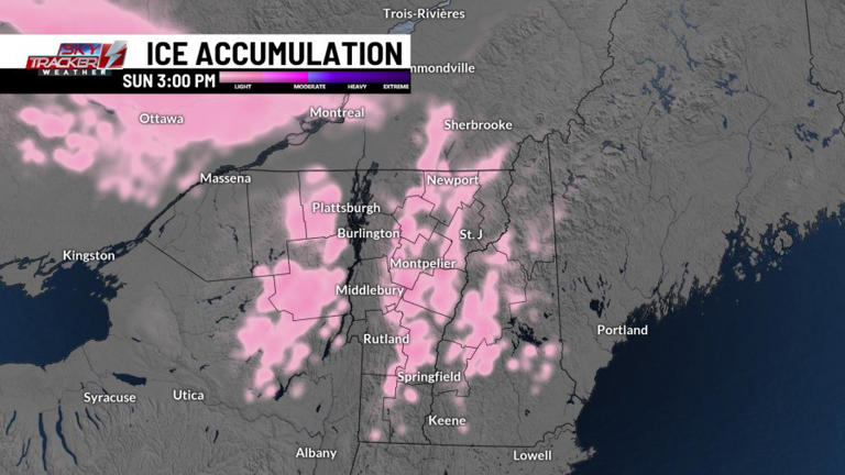 Rain, wintry mix arrives later Saturday into Sunday