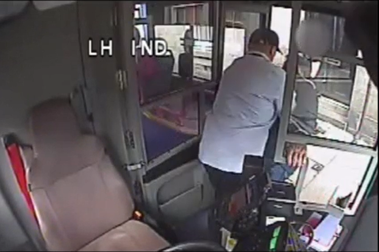 Shocking CCTV shows Aberdeen bus driver grab pensioner and throw him ...