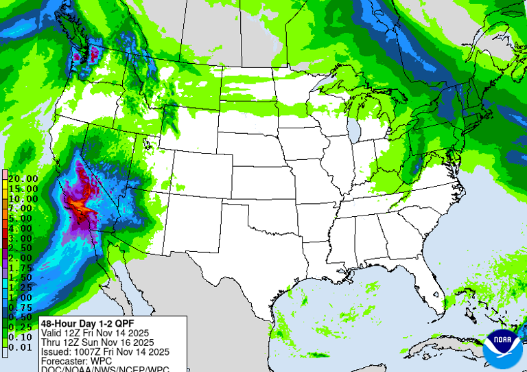 Atmospheric river prompts flood watches, evacuation warnings in ...