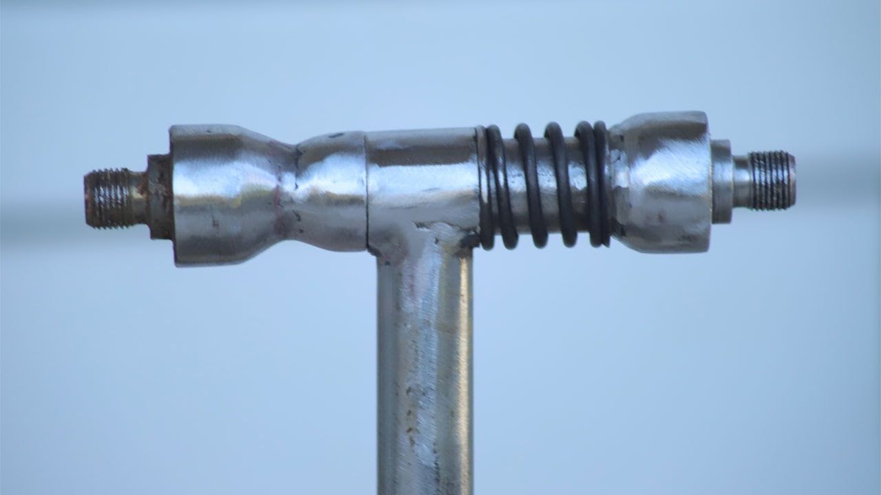 Building a unique spring-loaded hammer: DIY welding & metalworking project