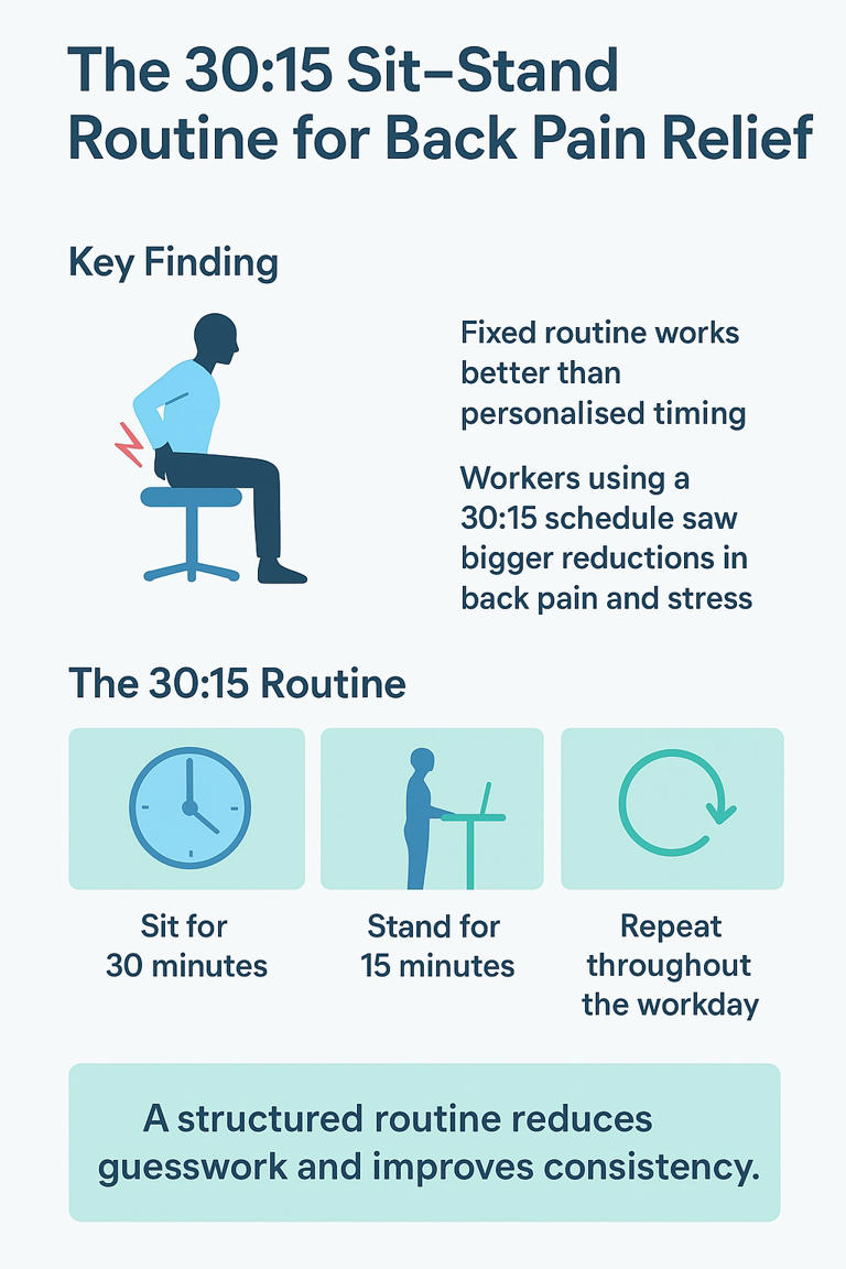 Long hours sitting at office causing back pain? Study suggests a simple ...