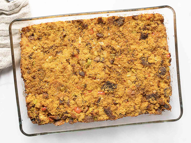 The Southern Stuffing with a Cajun Flair