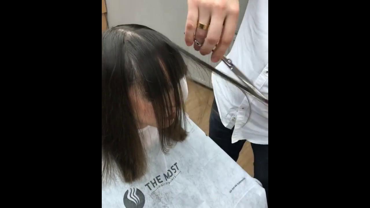 Long Black Hair Satisfying Cut