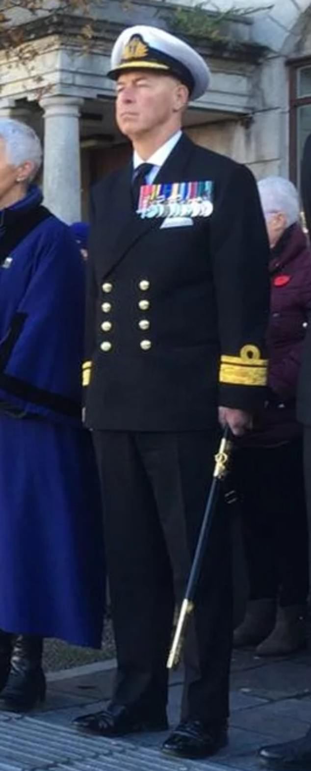Police arrested man after 'fake admiral' turns up Remembrance Sunday event