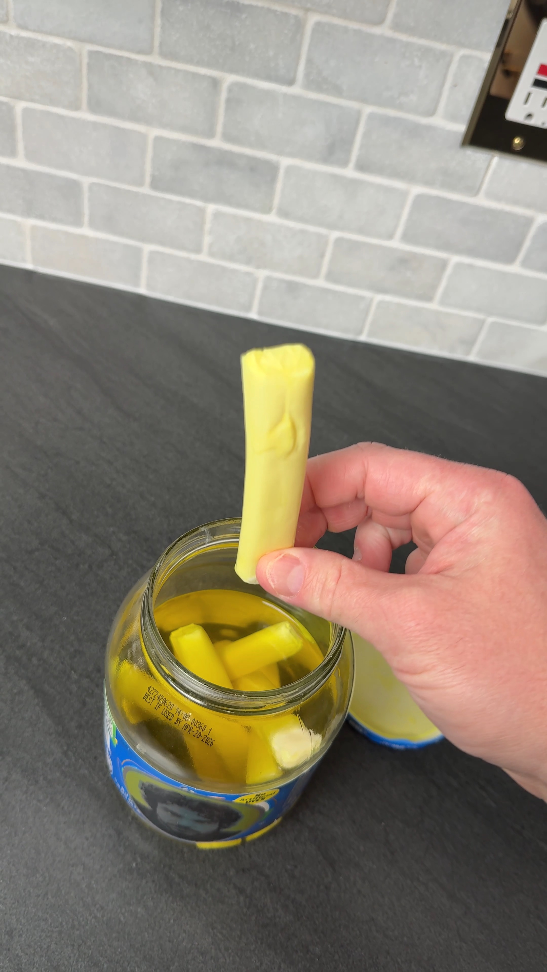 DIY cheesy pickles snacks!
