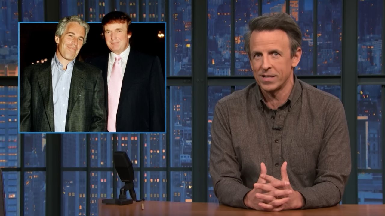 Seth Meyers criticizes Trump after release of new Epstein emails ...