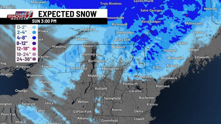 Rain, wintry mix arrives later Saturday into Sunday