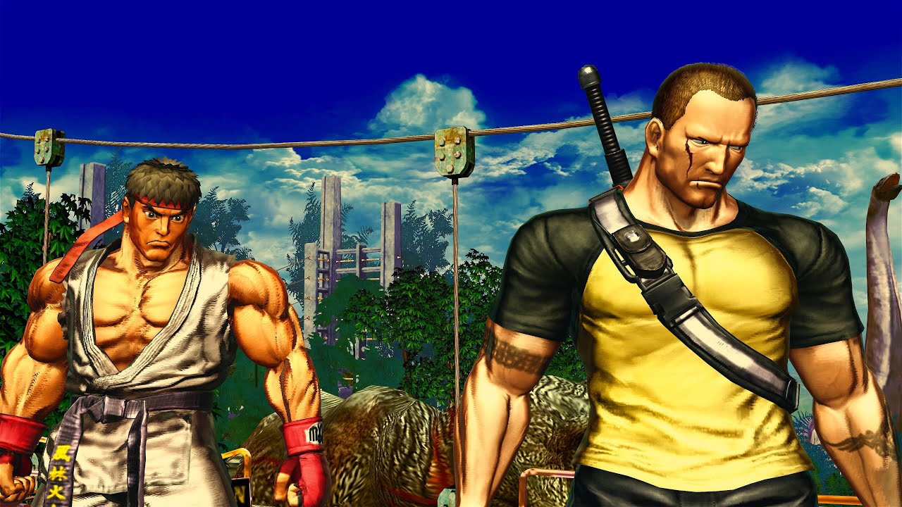 Street Fighter X Tekken playthrough - Ryu and Cole