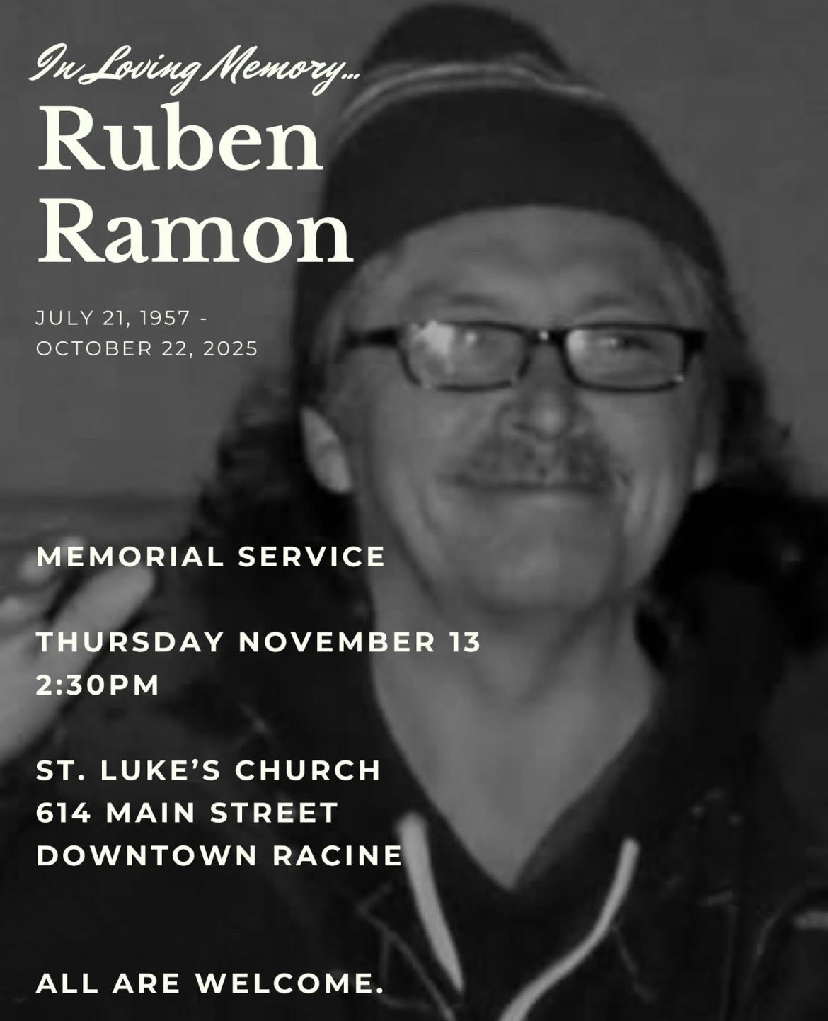 Ruben Ramon known as a gentle man at memorial service