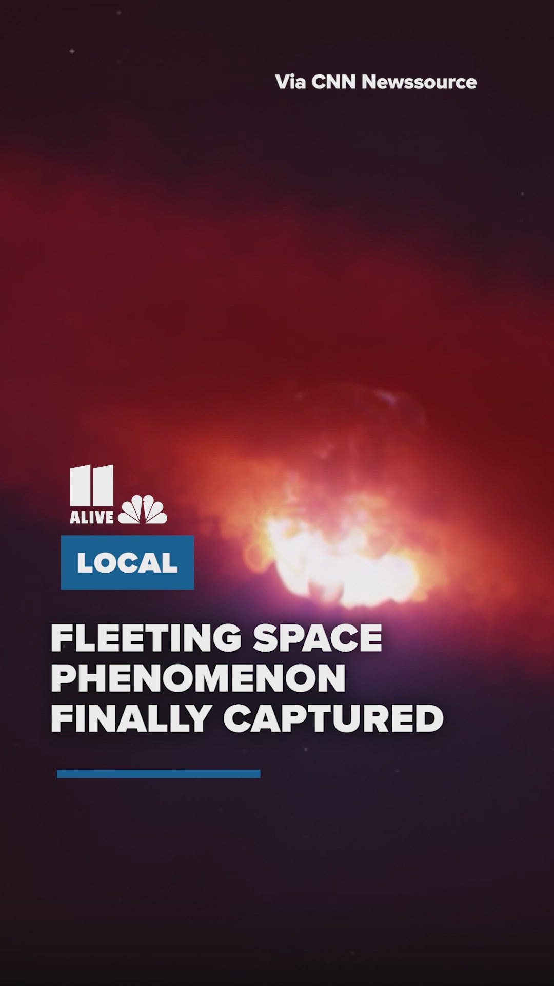 Space phenomenon finally captured