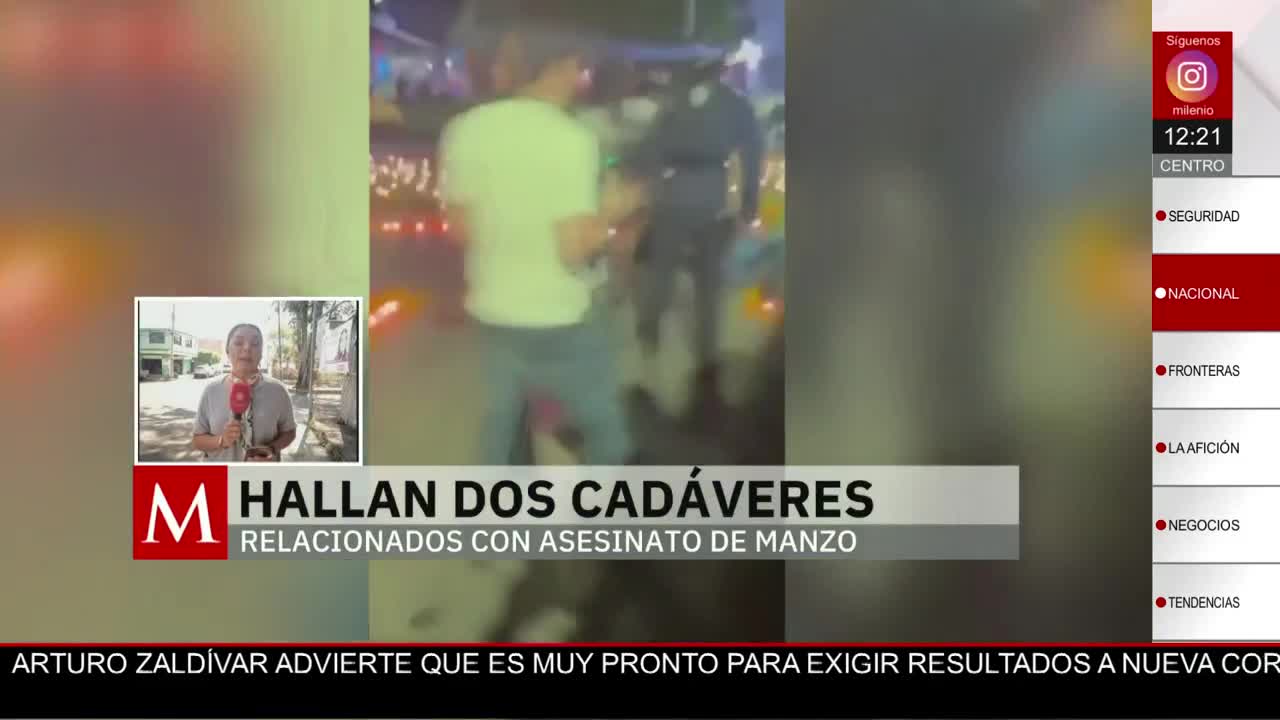 Hallan dos cadáveres ligados al asesinato de Carlos Manzo en Michoacán