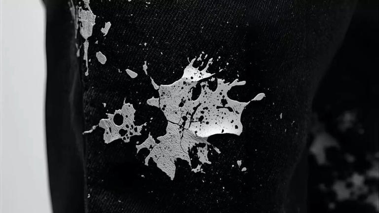 How to get rid of white patchy stains on black clothes using four ...