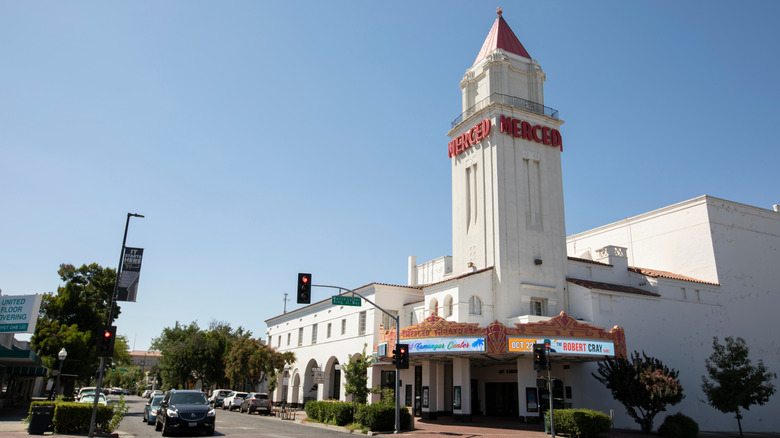 The historic Merced Theater in Merced, California
