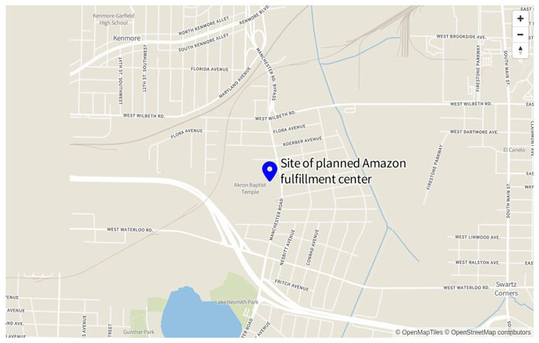 Planning Commission OKs proposal for Amazon facility at former Akron ...