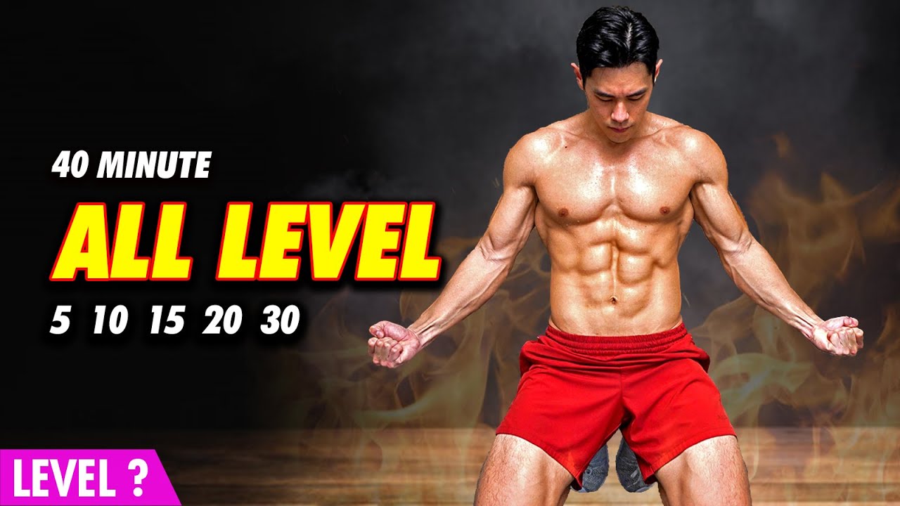 All level circuit training | Bodyweight rep count (level 1-5+)