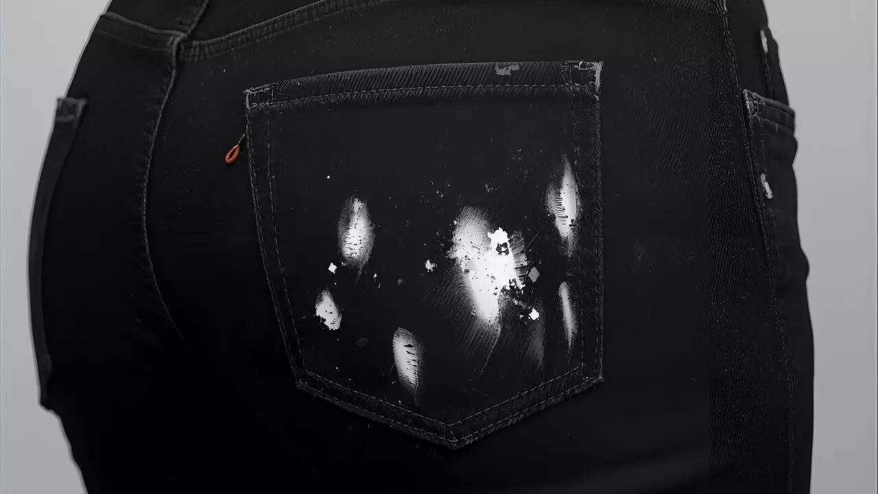 How to get rid of white patchy stains on black clothes using four ...