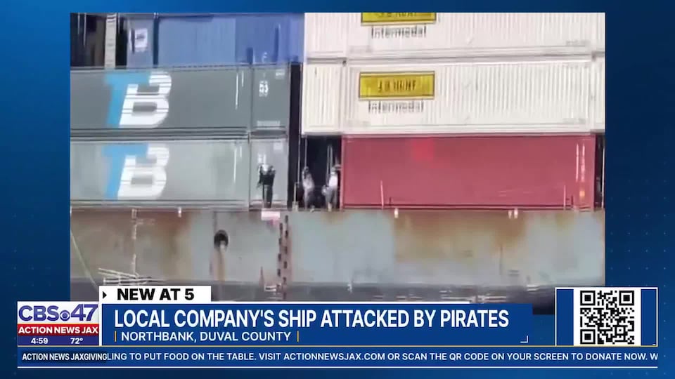 Local company's ship attacked by pirates