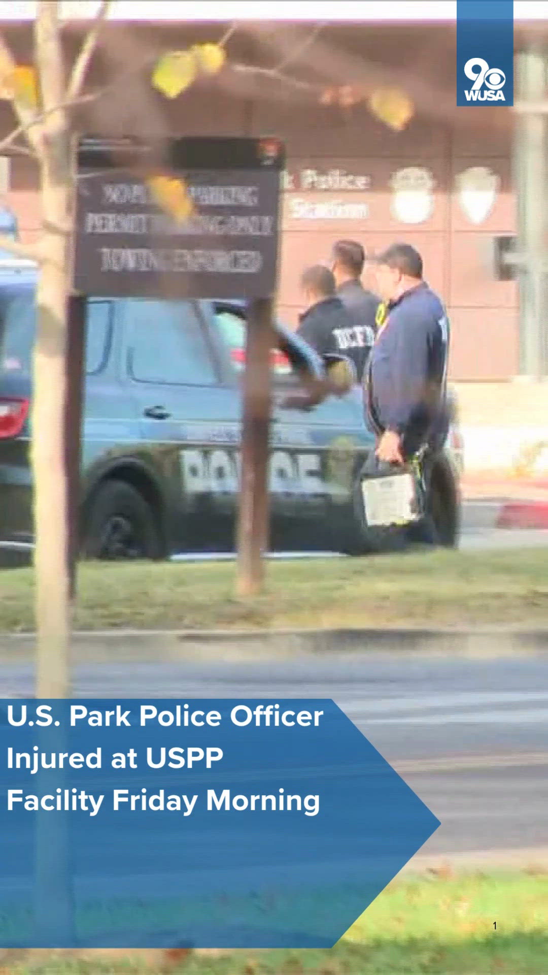 U.S. Park Police Officer Injured at USPP Facility Friday Morning