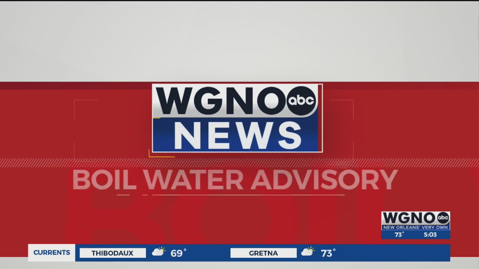 Precautionary boil water advisory issued for parts of New Orleans East