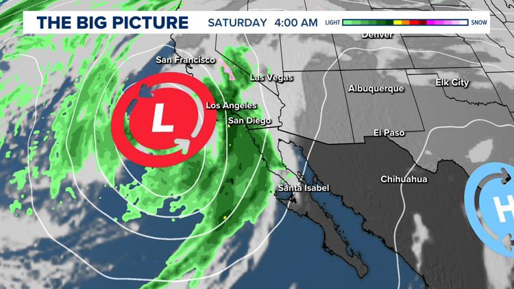 Atmospheric river set to drench San Diego this weekend: see forecast ...